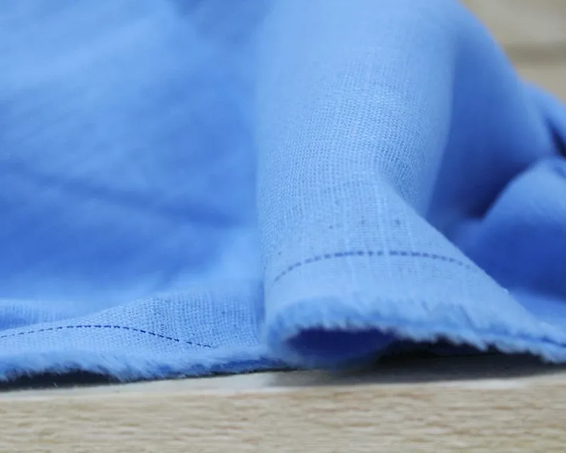 1.31M DUCK EGG REMNANT RAMIE LINEN FABRIC