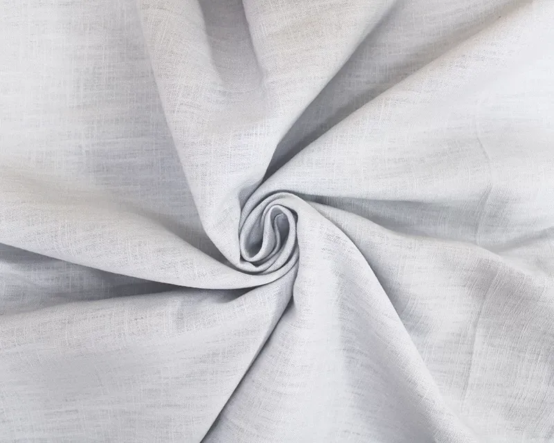 1.31M DUCK EGG REMNANT RAMIE LINEN FABRIC