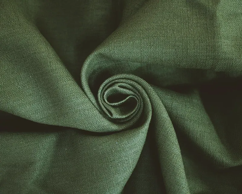 1.31M DUCK EGG REMNANT RAMIE LINEN FABRIC