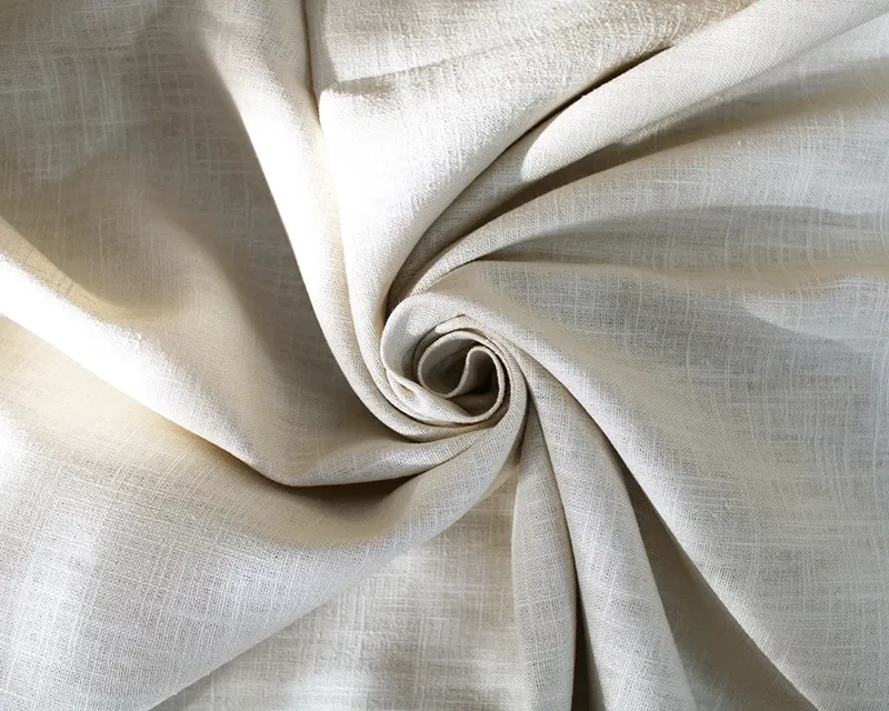1.31M DUCK EGG REMNANT RAMIE LINEN FABRIC