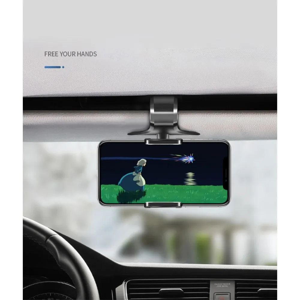 3 in 1 Car GPS Smartphone Holder: Dashboard / Visor Clamp   AC Grid Clip for DEXP Ixion P245 Arctic - Black