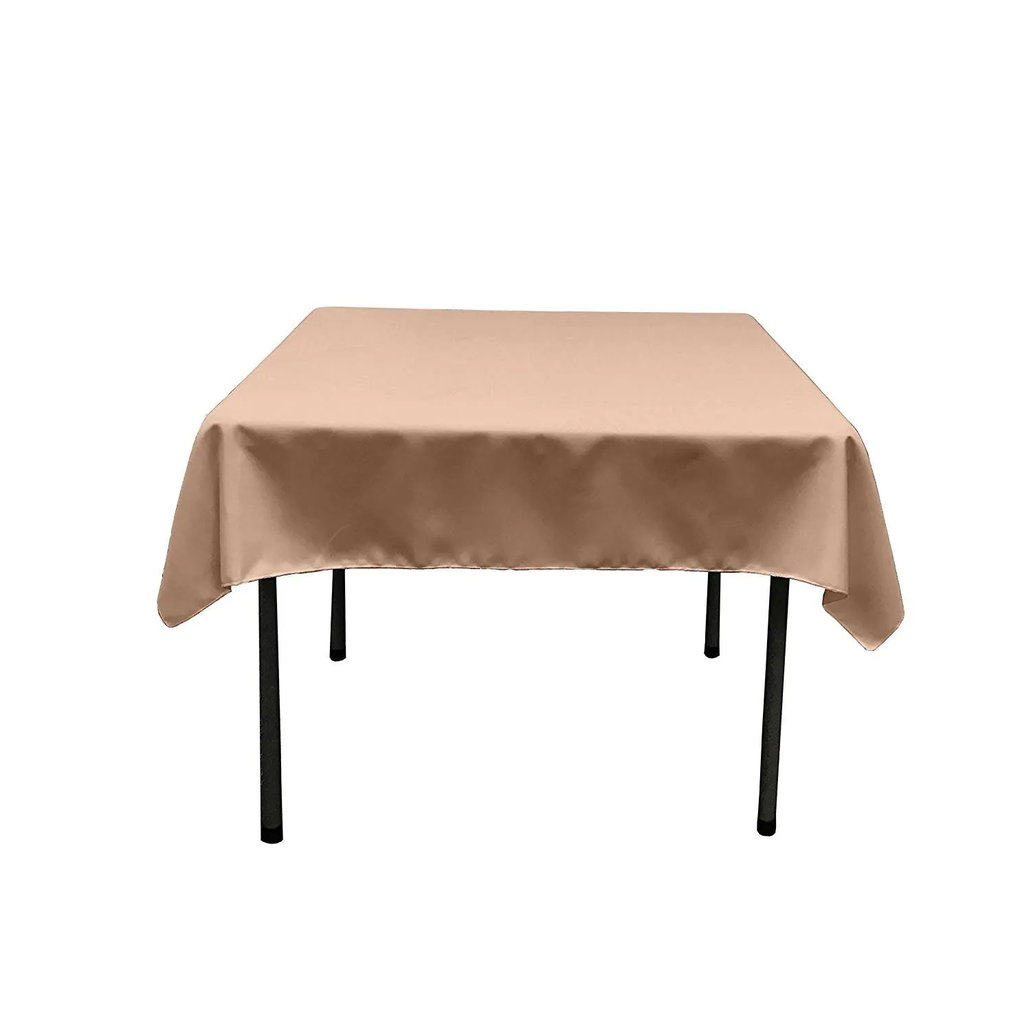 54"x54" SQUARE POLY POPLIN TABLECLOTH