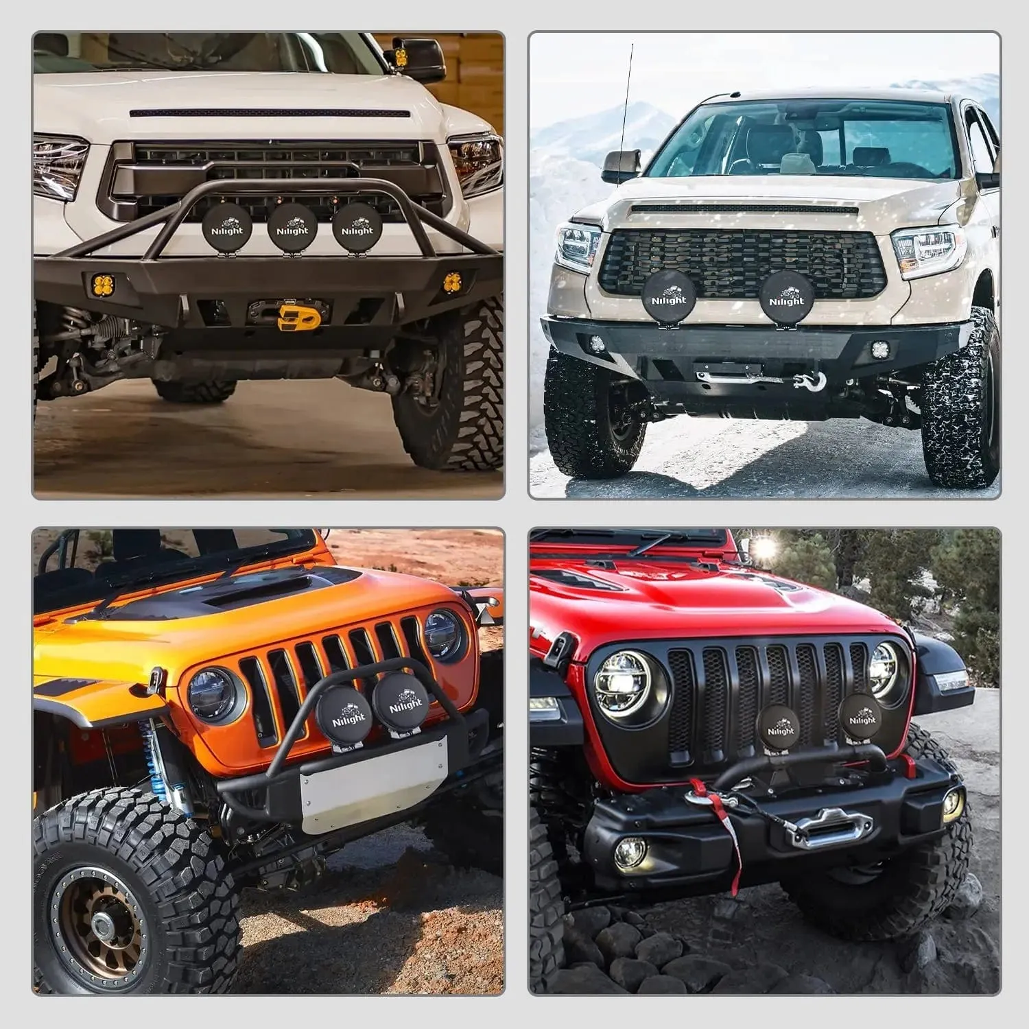 5.75 Inch Round Offroad Driving Pod Light Cover Type B
