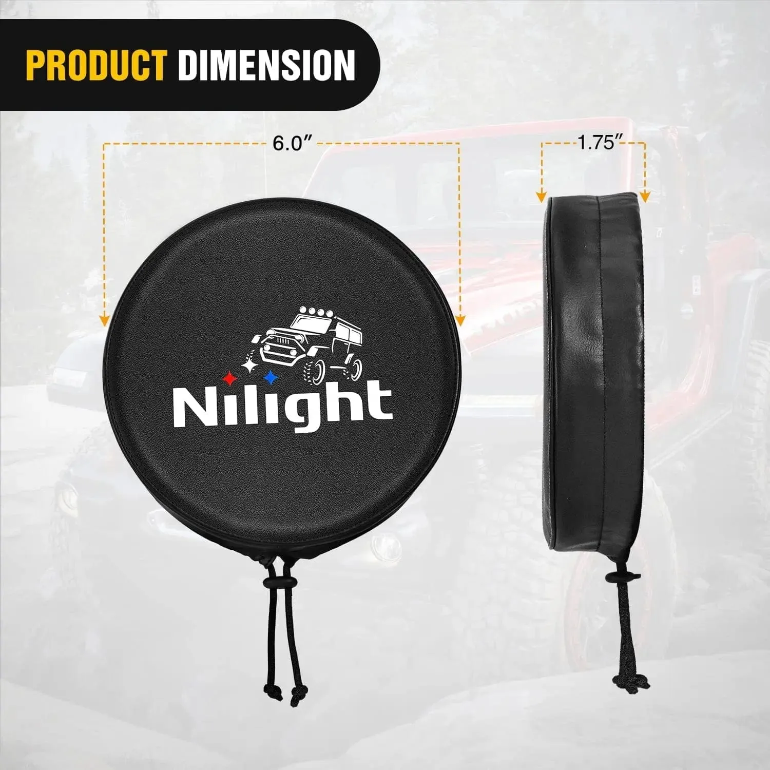 5.75 Inch Round Offroad Driving Pod Light Cover Type B