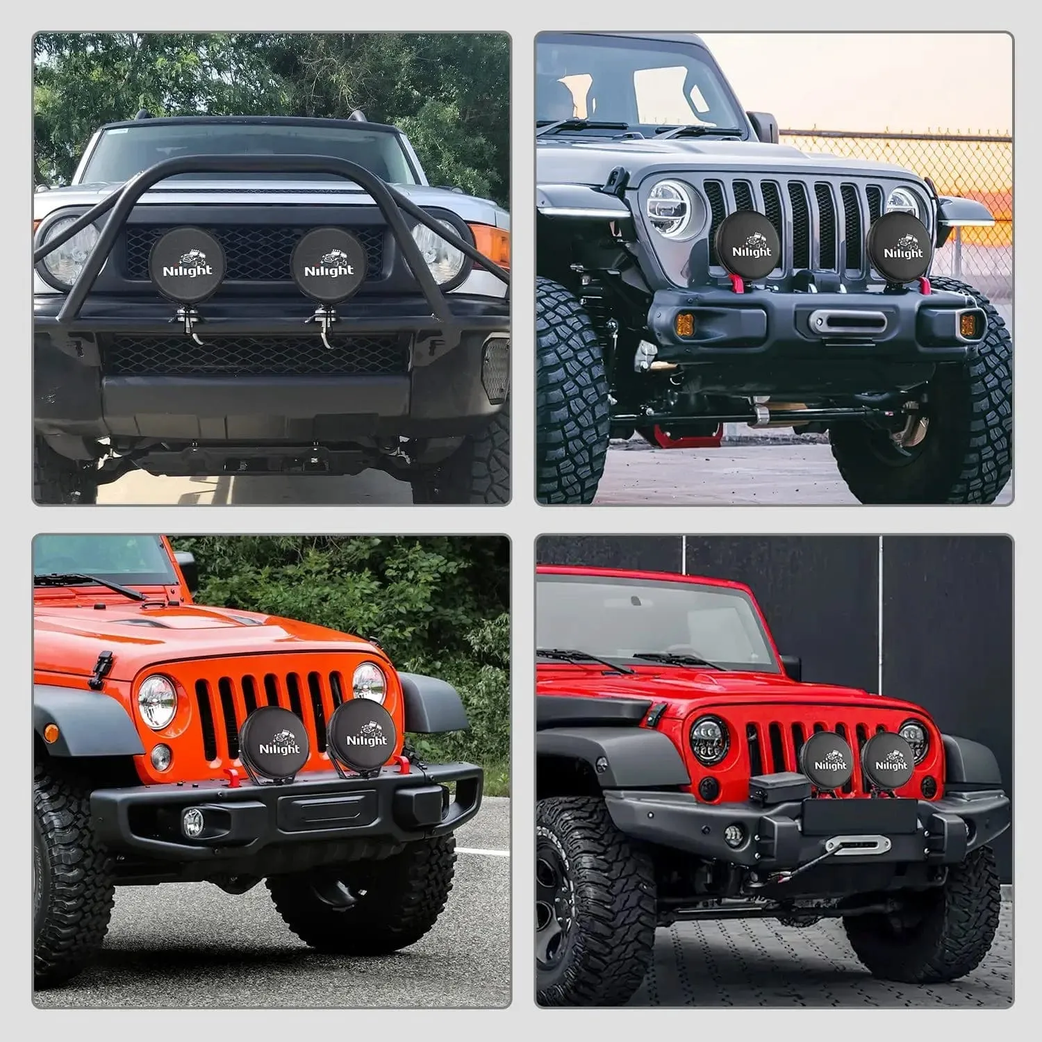 7 Inch Round Offroad Driving Pod Light Cover Type B