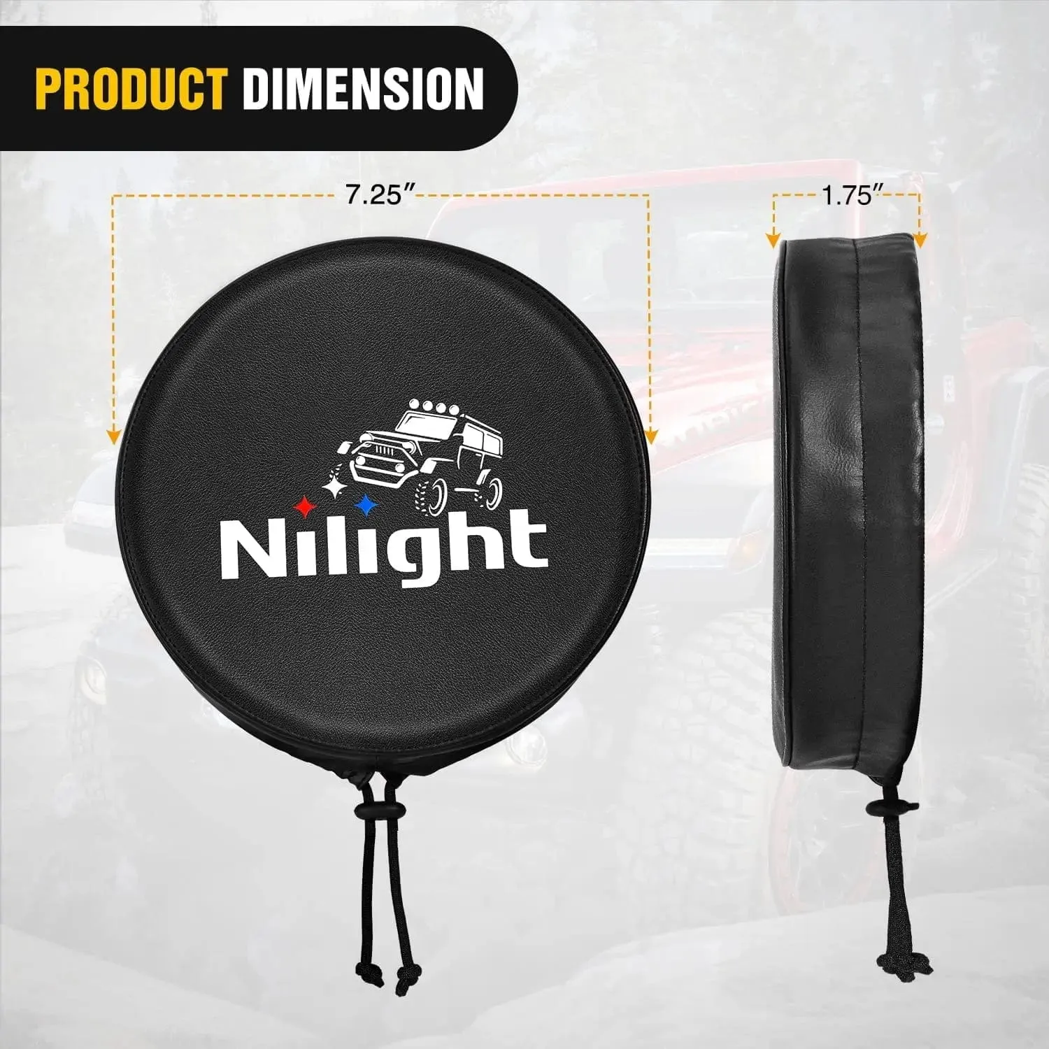 7 Inch Round Offroad Driving Pod Light Cover Type B