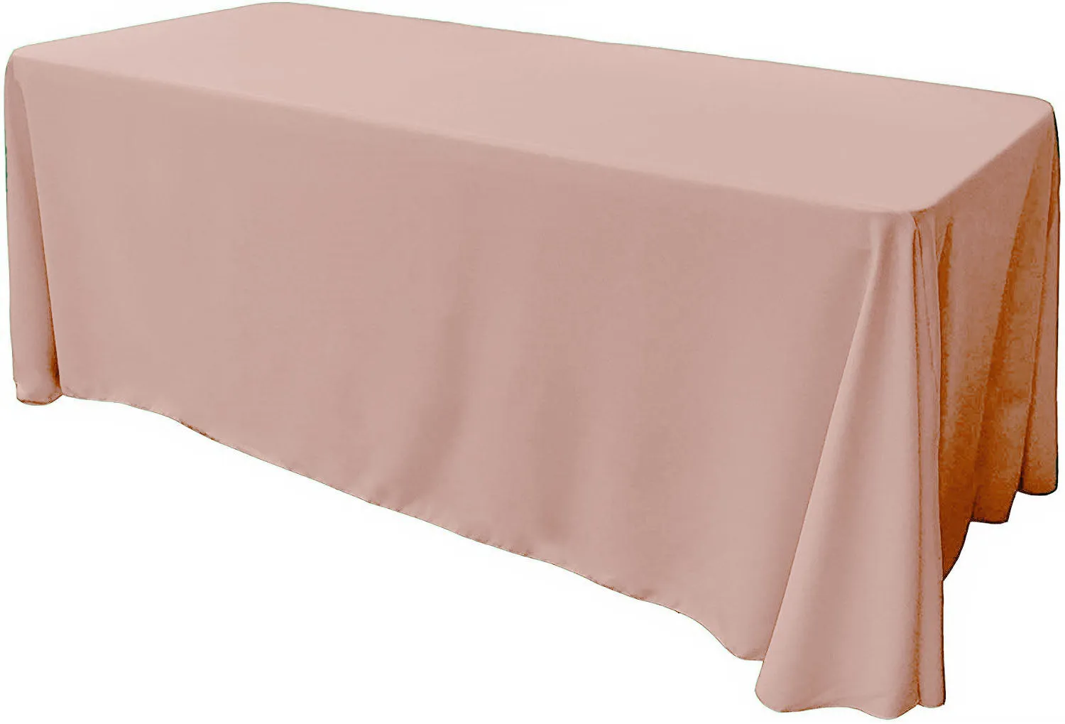 86" X 108" Rectangular Seamless Polyester Poplin Tablecloth, for Party/Wedding Tablecloth