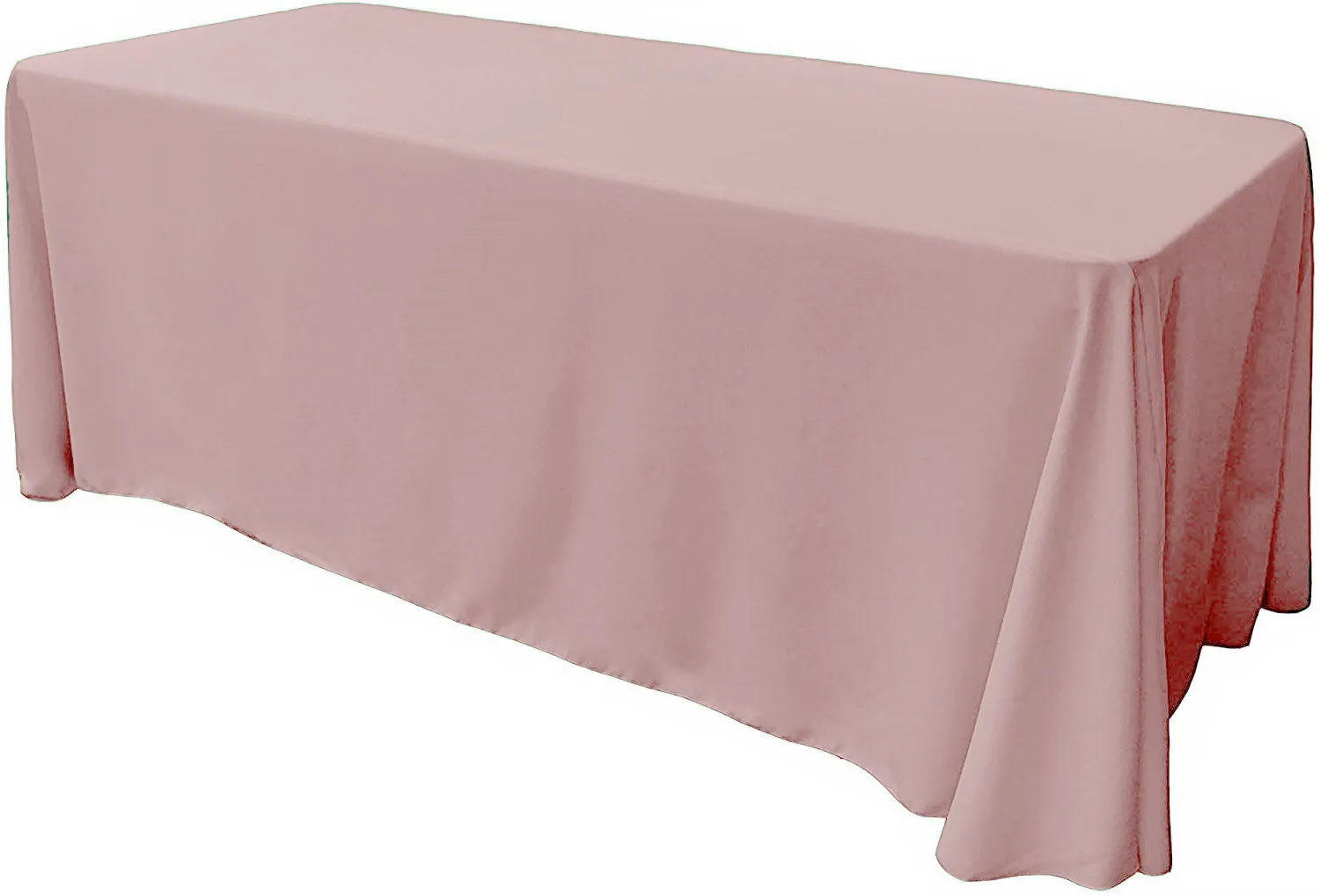 86" X 108" Rectangular Seamless Polyester Poplin Tablecloth, for Party/Wedding Tablecloth