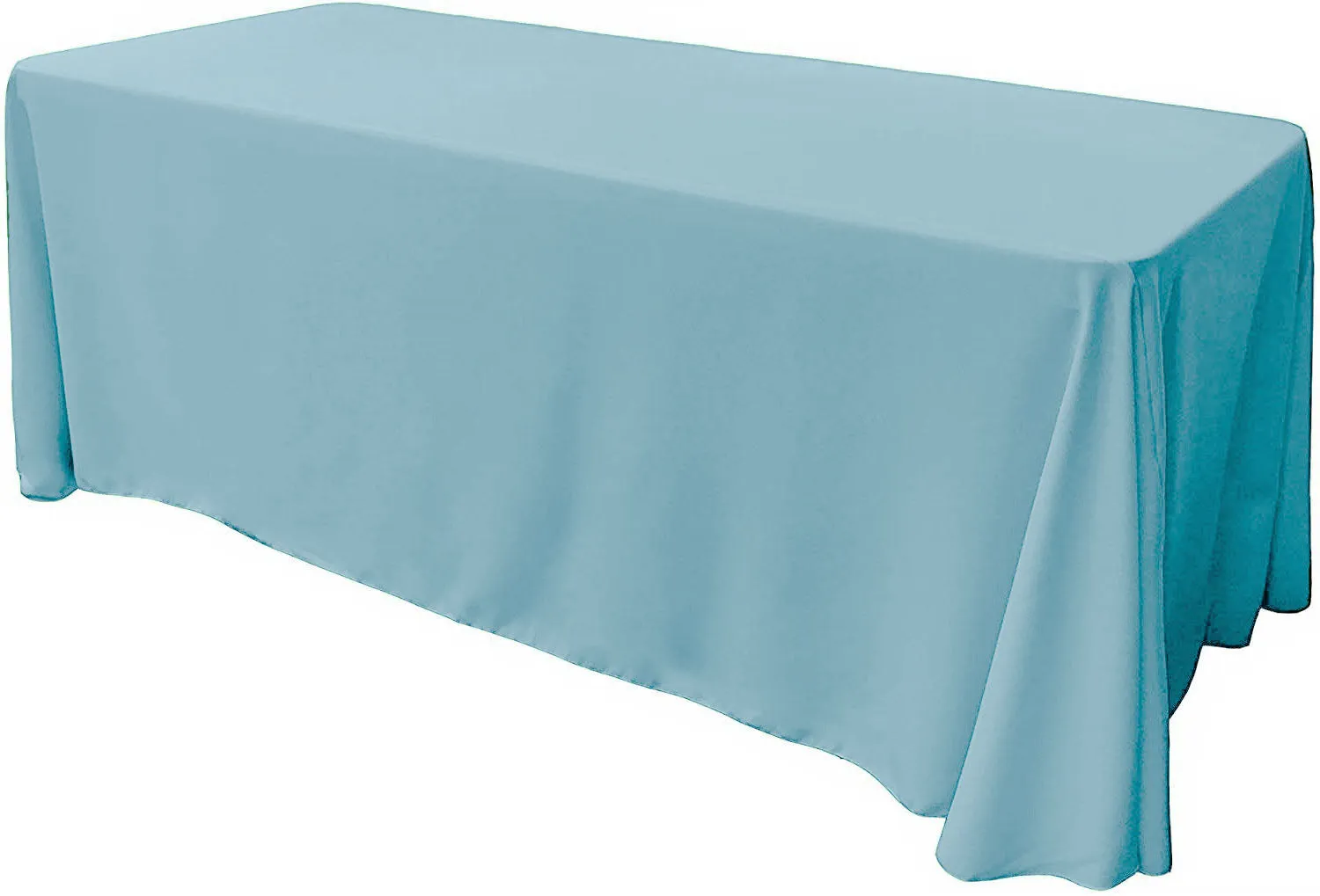 86" X 108" Rectangular Seamless Polyester Poplin Tablecloth, for Party/Wedding Tablecloth