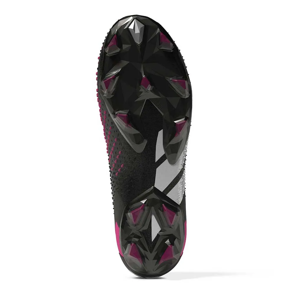 All Gender Predator Accuracy 1 FG Soccer Shoe - Core Black/Ftwr White/Team Shock Pink 2 - Regular (D)