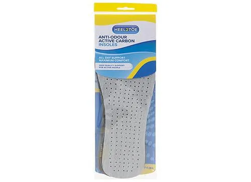 Anti-Odour Active Carbon Insoles - Case of 12