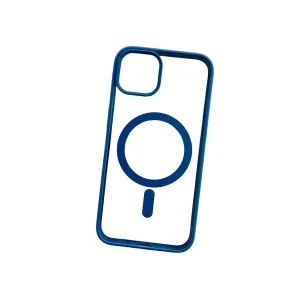 Anymob iPhone Blue Magnetic Pattern Case Soft Phone Cover