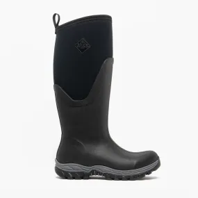 ARCTIC SPORT II TALL Womens Rubber Wellington Boots Black