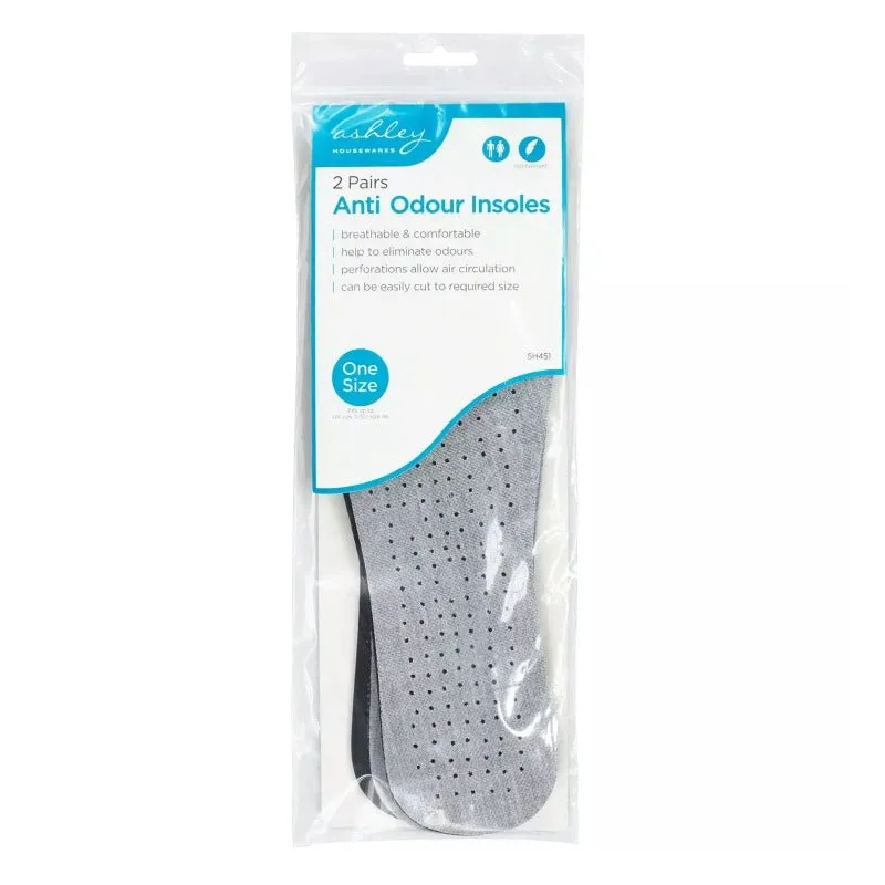 Ashley Housewares Anti Odur Insoles