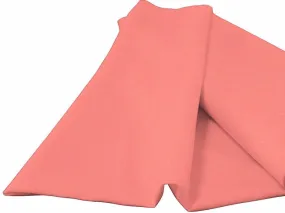 Coral 58/59" Wide 100% Premium Woven Polyester Poplin Fabric By The Yard