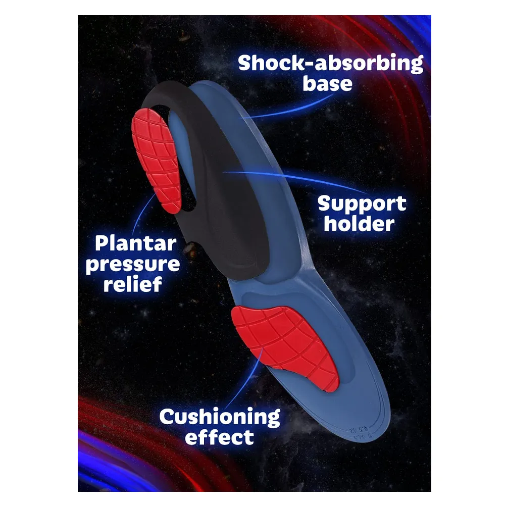 Cruvheal 2023 Plantar Fasciitis Arch Support Insoles | Deep Heel Cup