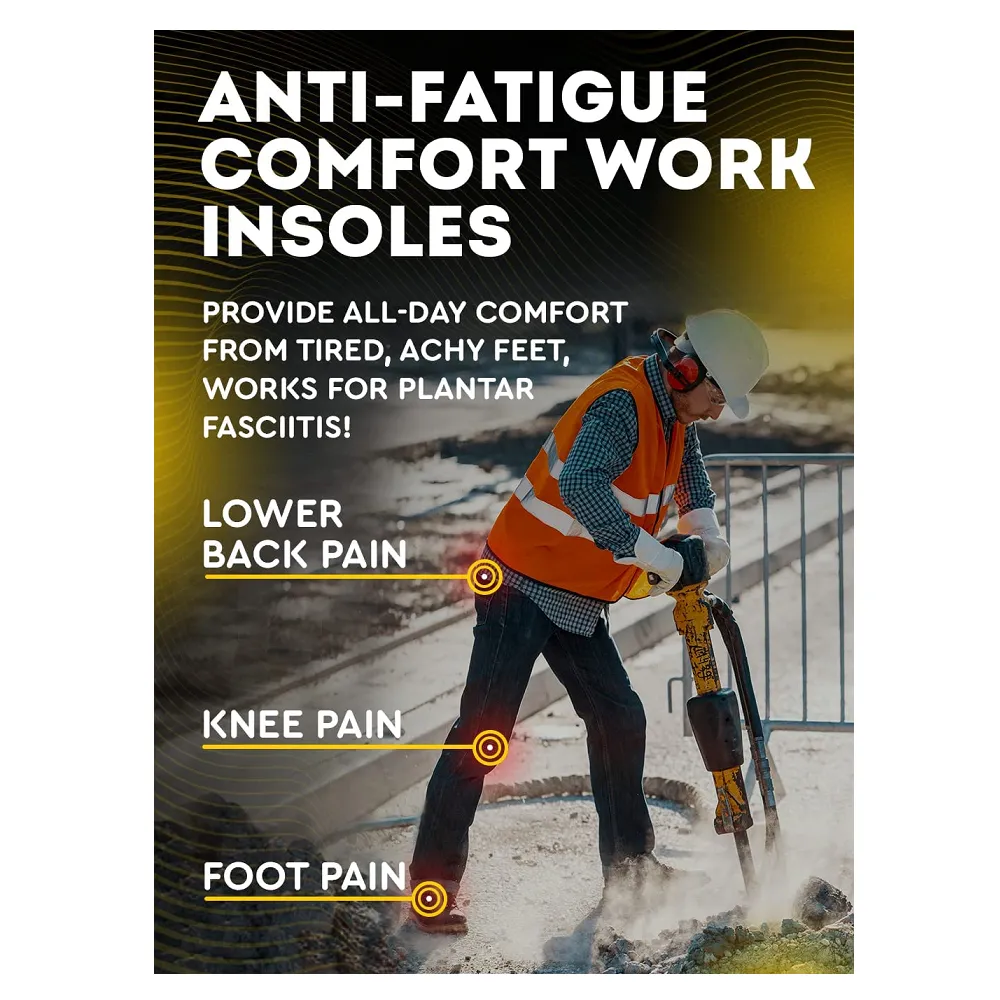 Cruvheal Work Comfort Orthotics Insoles and Work Orthotic Insoles