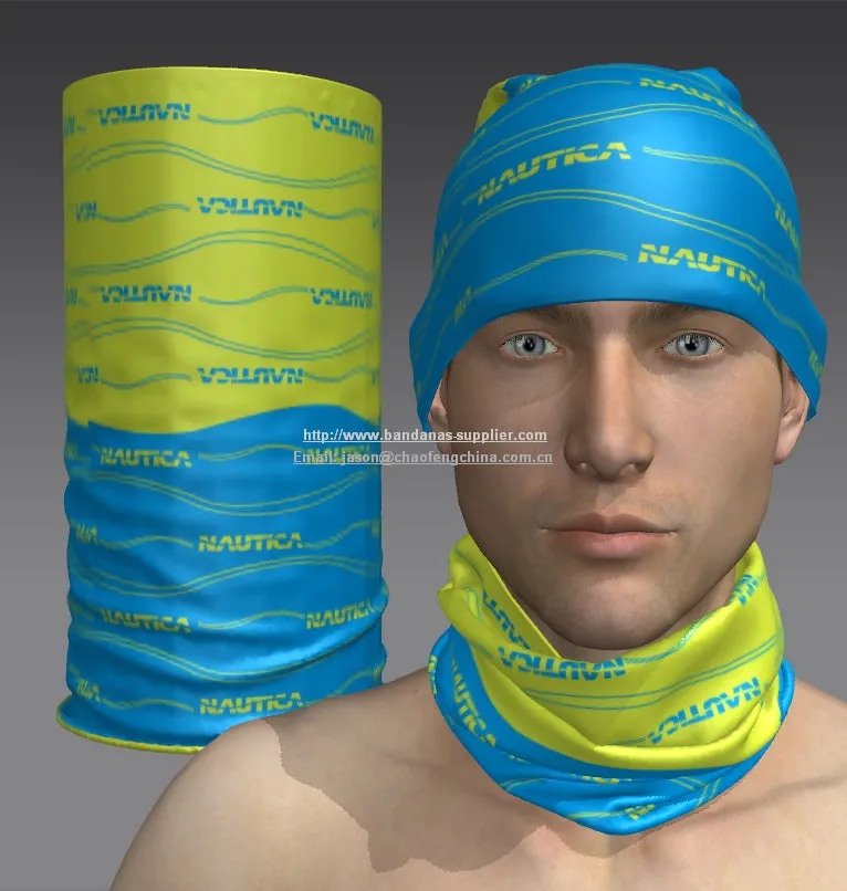 Customize tubular face shield neck gaiters with your logo low MOQ #22213-10