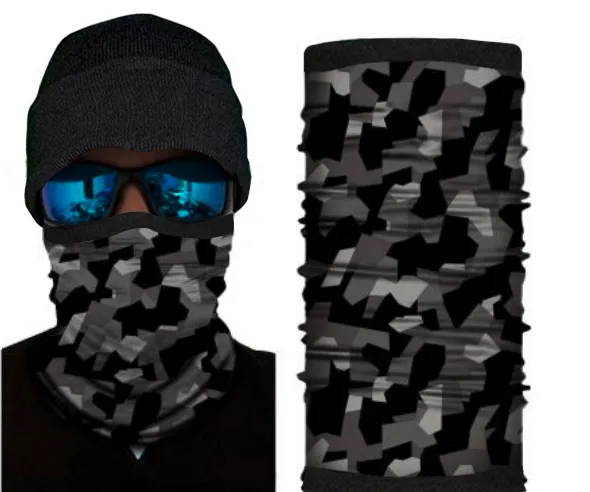 Digi Camo Black With Fleece (Winter Style)