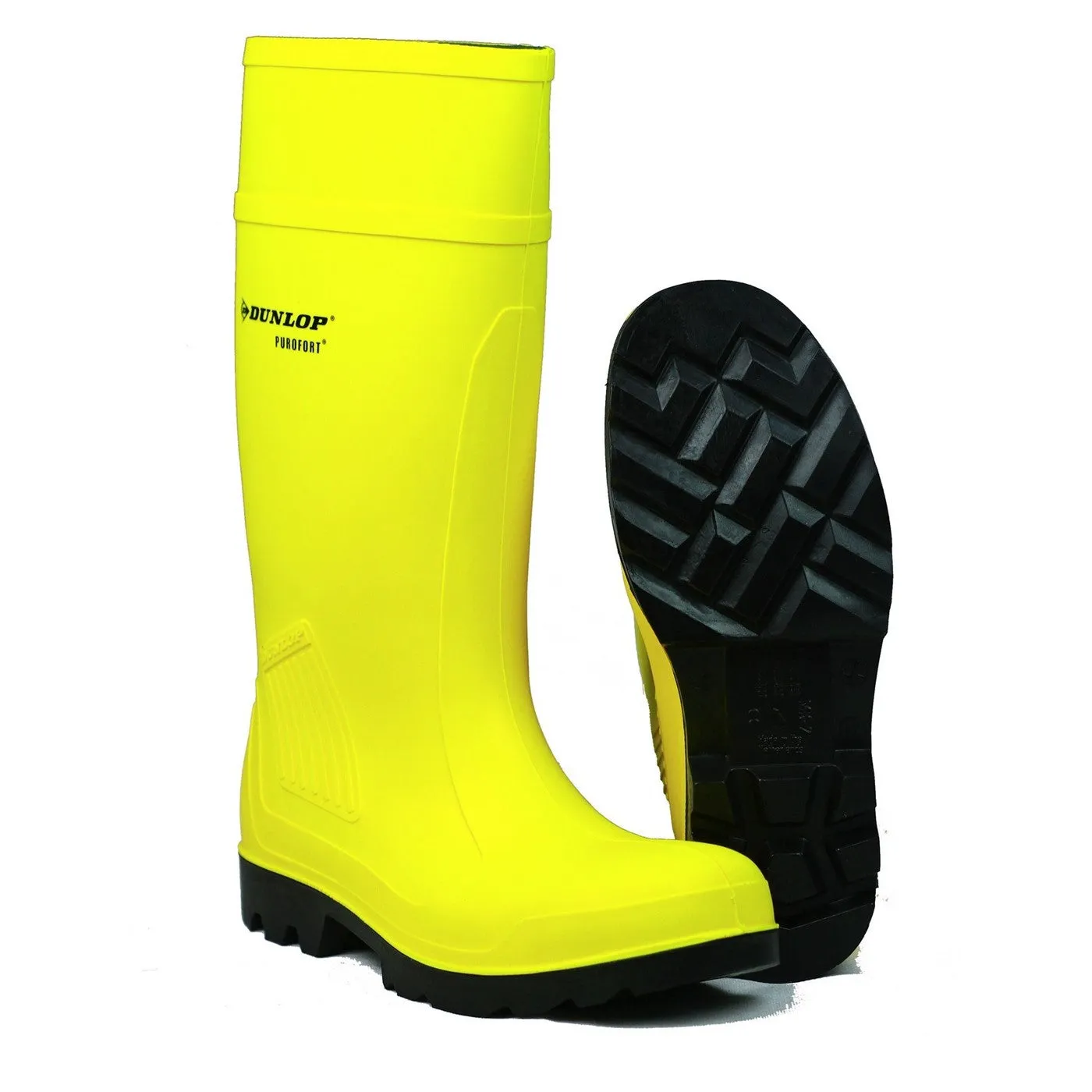 Dunlop Purofort Professional Full Safety Wellington S5 Yellow