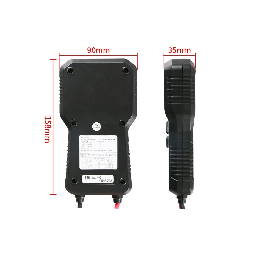 Dy221 Automotive Car Battery Tester 0-500a 12v 24v Internal