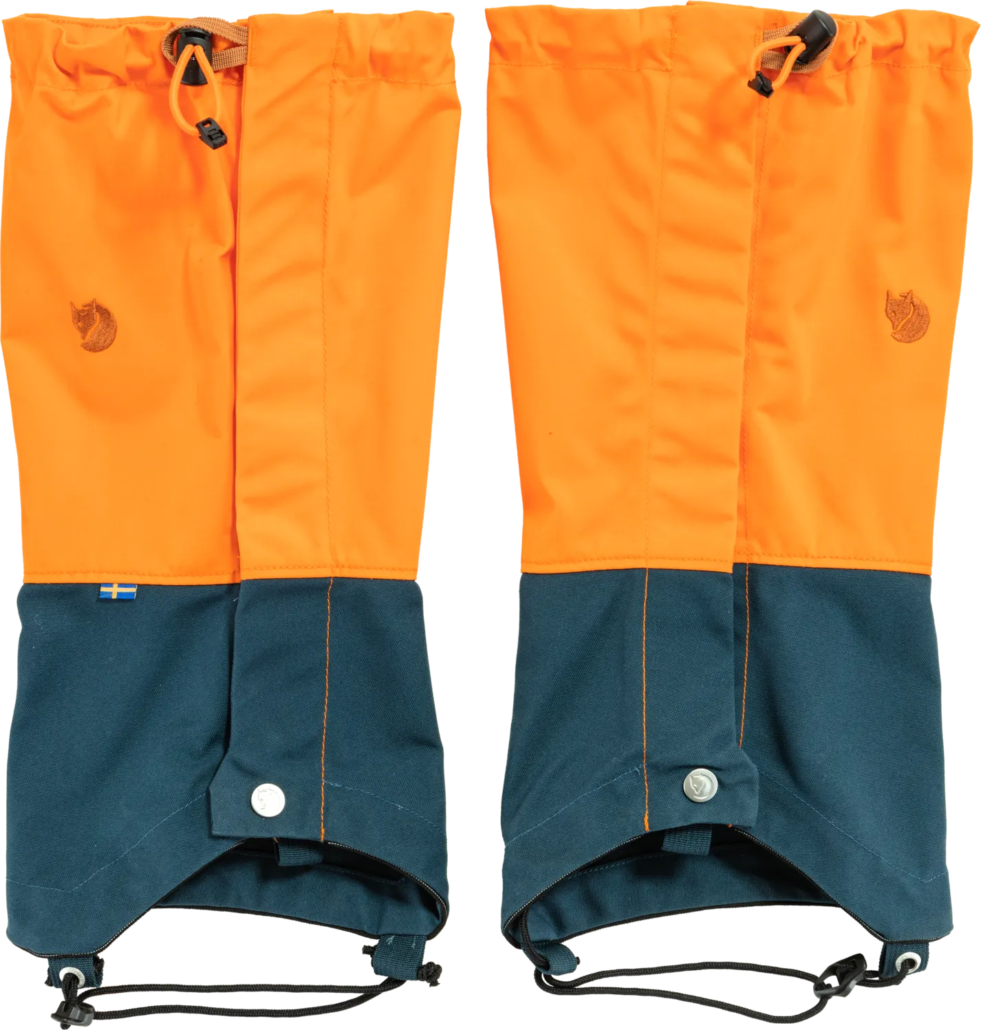 Fjällräven Singi X-Gaiters Field Orange-Mountain Blue | Buy Fjällräven Singi X-Gaiters Field Orange-Mountain Blue here | Outnorth