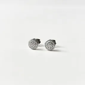'Full Moon' Iced Out Studs