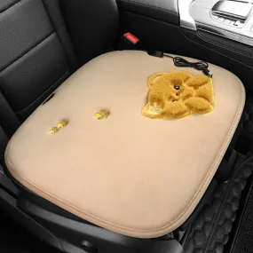 Heated Seat Cushion Pad Comfortable Seat Protector Cartoon Plush