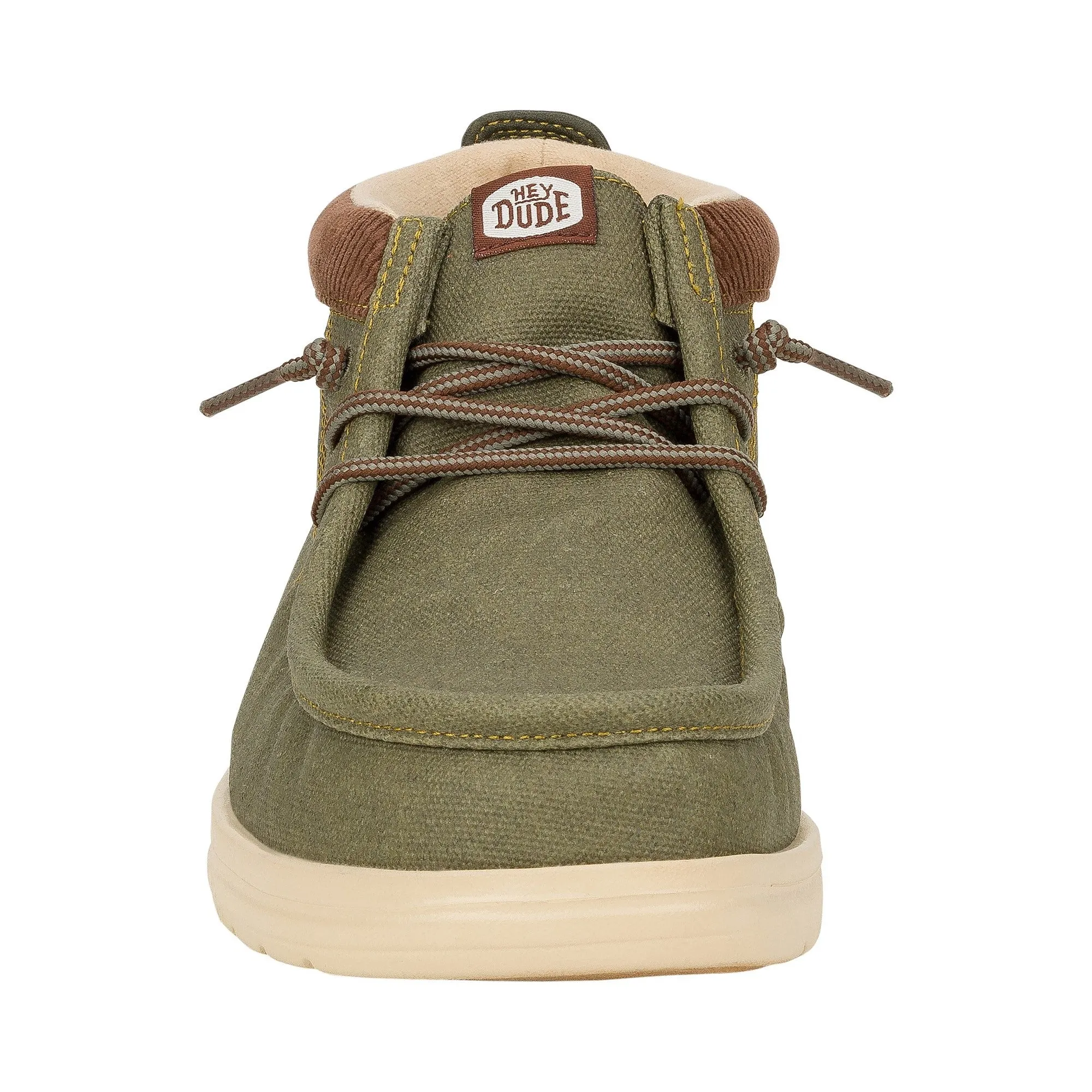 HEYDUDE Wally Mid GripR Mens Boots - Dusty Olive