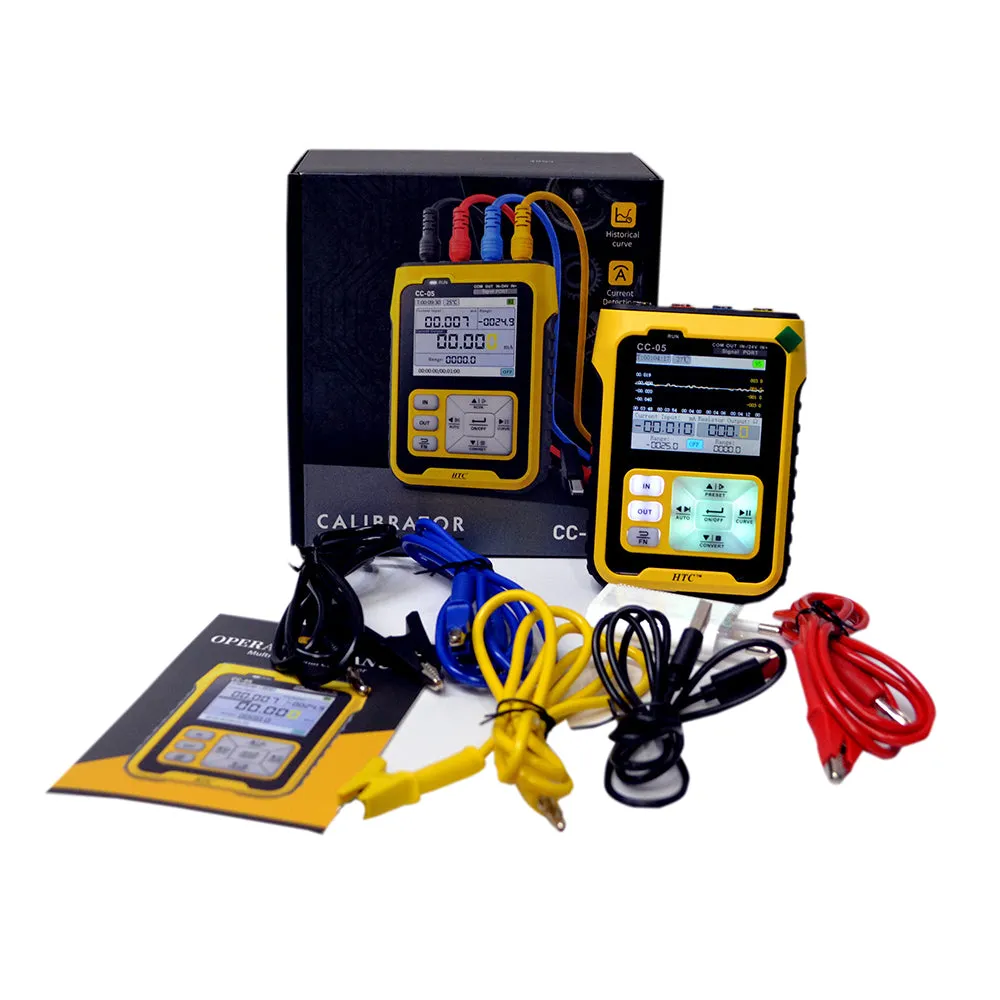 HTC CC-05 Volt/mA Multi-Functional Calibrator 24mA/24V with Thermocouple, Frequency, and Resistance Support