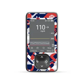 Ice Hockey DEXCOM G7 and Stelo and G6 Touchscreen Receiver Sticker
