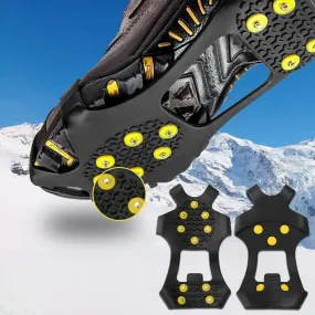 Ice Traction Silicone Nonslip Anti-Skid Snow Shoe Cleat