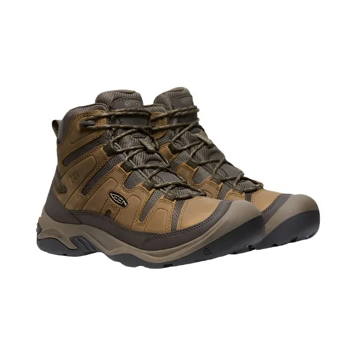 Keen Circadia Mens Waterproof Boot - Bison/Brindle