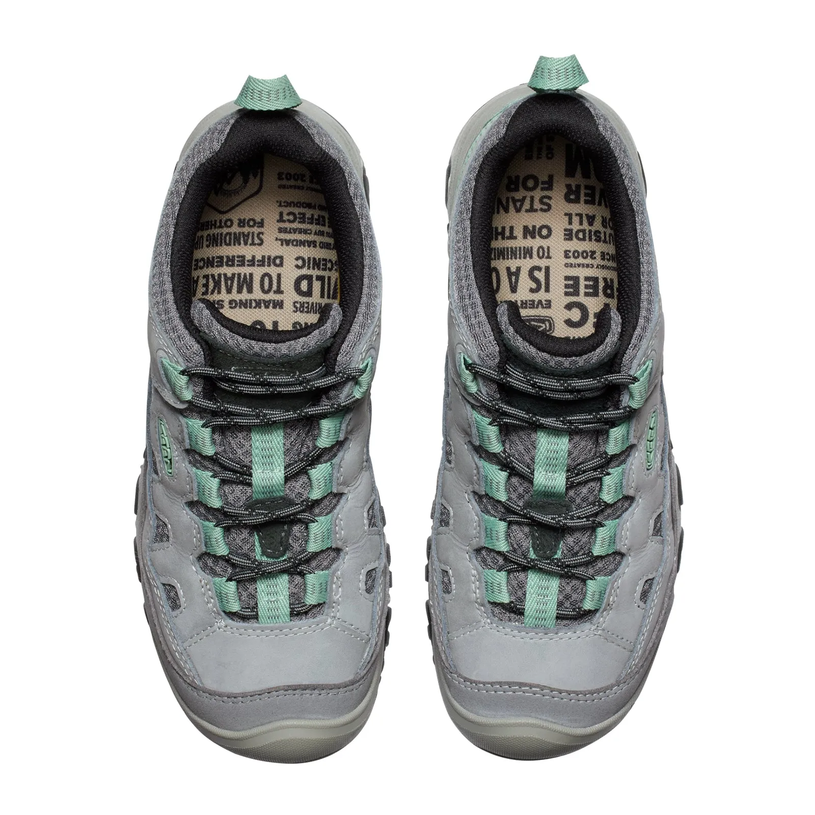 Keen Targhee IV Vent Hiking Shoe (Women) - Alloy/Granite Green