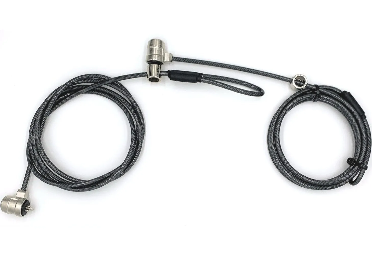 KUHVUR ASP321-SA Laptop Computer Cable Lock | 2M Steel Cable | Keyed | Serialized code on lock & keys | Built-in Security Lock Slot | Standard lock slot (3x7mm) 筆記簿電腦鎖 - 匙鎖