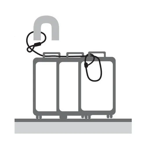 KUHVUR ASP321-SA Laptop Computer Cable Lock | 2M Steel Cable | Keyed | Serialized code on lock & keys | Built-in Security Lock Slot | Standard lock slot (3x7mm) 筆記簿電腦鎖 - 匙鎖