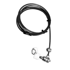 KUHVUR ASP321-SA Laptop Computer Cable Lock | 2M Steel Cable | Keyed | Serialized code on lock & keys | Built-in Security Lock Slot | Standard lock slot (3x7mm) 筆記簿電腦鎖 - 匙鎖