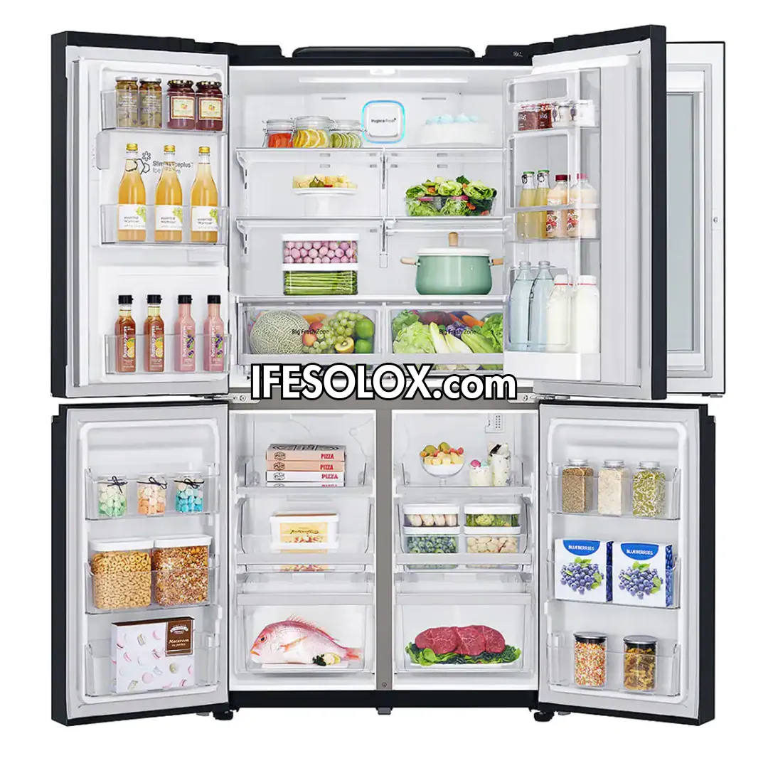 LG GR-X31FMQHL 889L Smart Inverter InstaView Side By Side Refrigerator   Water & Ice Dispenser - Brand New