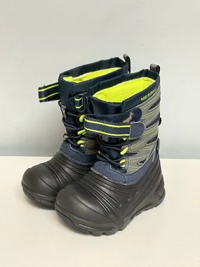 Merrell Child Shoe Size 5 Blue Boots