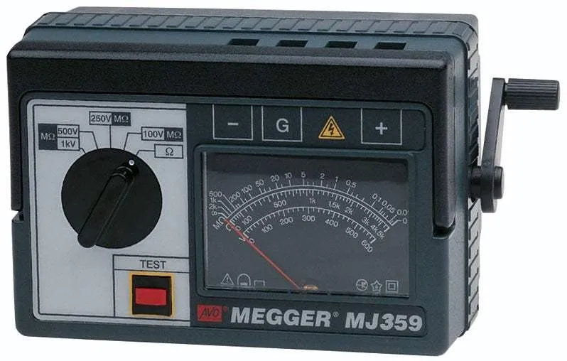 MJ359 Megger Insulation Resistance Testers New