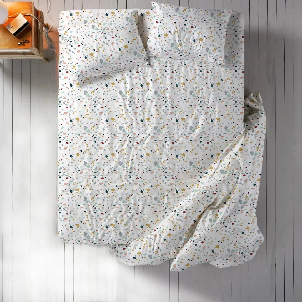 Modern Linen 100% Brushed Microfiber: 3PC.SET(Fittedsheet&2pillowcase)