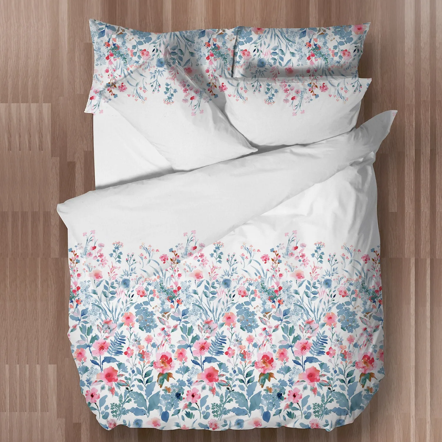 Modern Linen 100% Brushed Microfiber: 3PC.SET(Fittedsheet&2pillowcase)