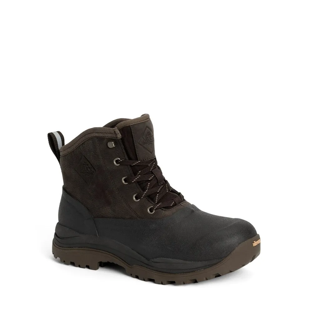 Muck Boots Arctic Outpost Leather Lace-Up Vibram Grip Ankle Boots