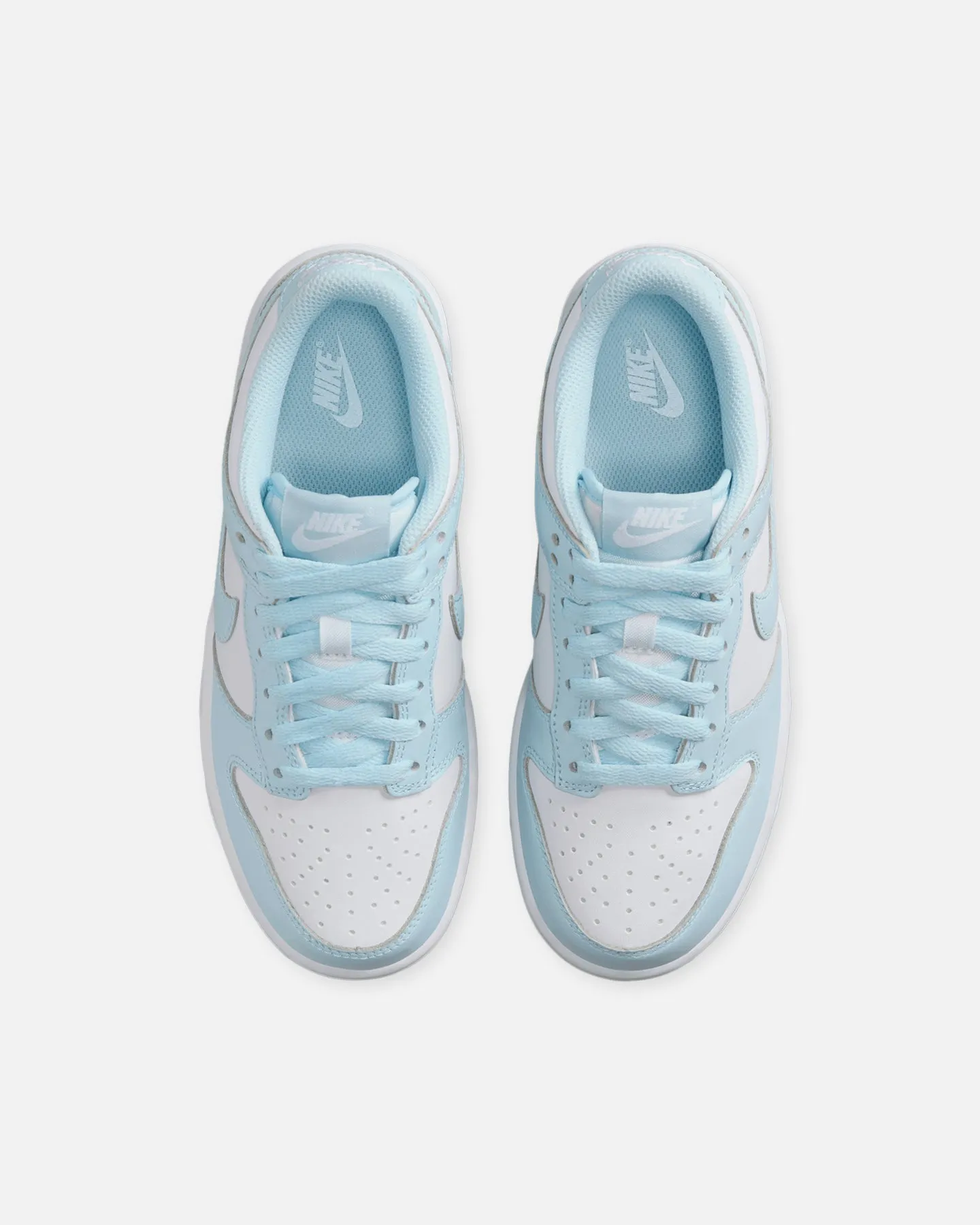 Nike Kids' Dunk Low (GS) White/Glacier Blue