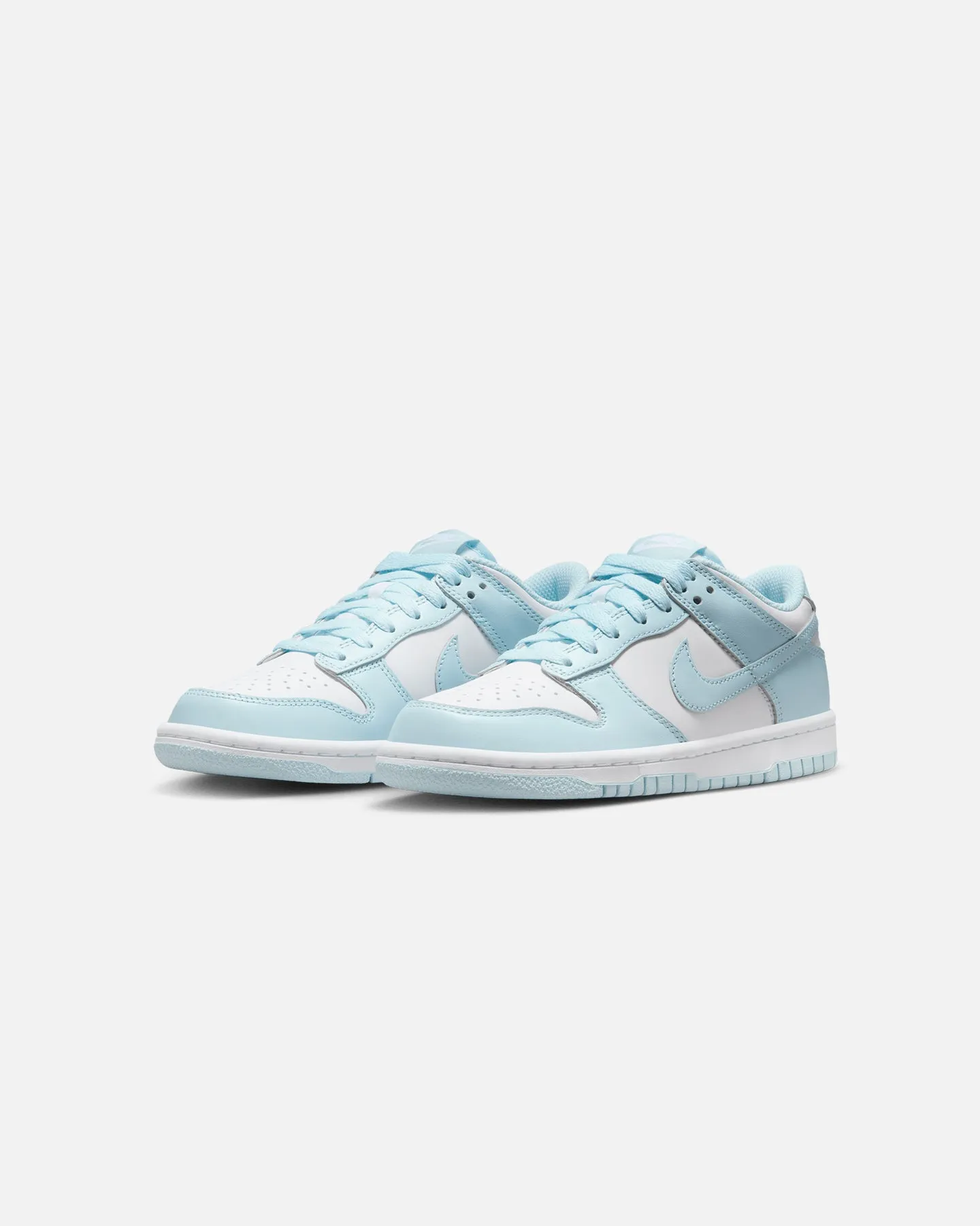 Nike Kids' Dunk Low (GS) White/Glacier Blue
