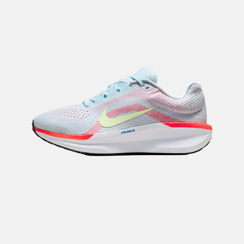 Nike Winflo 11 Women's Road Running Shoes -Glacier Blue/Barley Volt