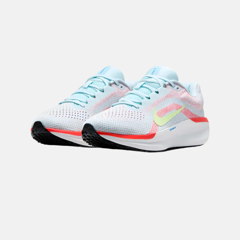 Nike Winflo 11 Women's Road Running Shoes -Glacier Blue/Barley Volt