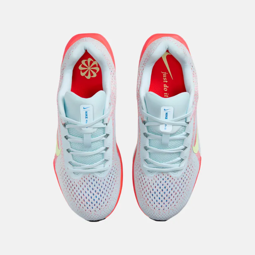 Nike Winflo 11 Women's Road Running Shoes -Glacier Blue/Barley Volt