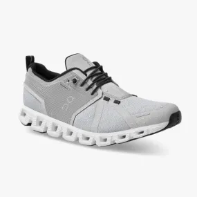 On Cloud Women's Cloud 5 Waterproof Running Shoes- Glacier/White