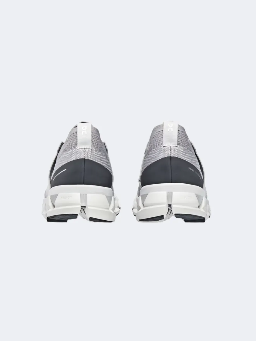 On Cloudswift Men Running Shoes Alloy/Glacier